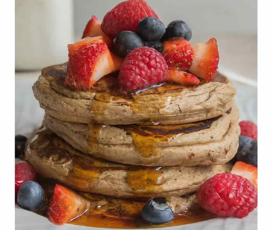 Whey protein while breastfeeding: pancakes 